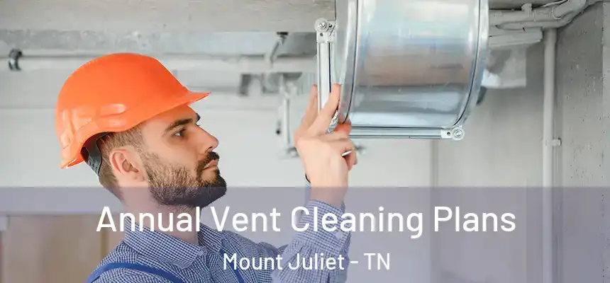 Annual Vent Cleaning Plans Mount Juliet - TN