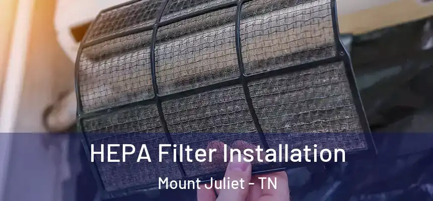  HEPA Filter Installation Mount Juliet - TN